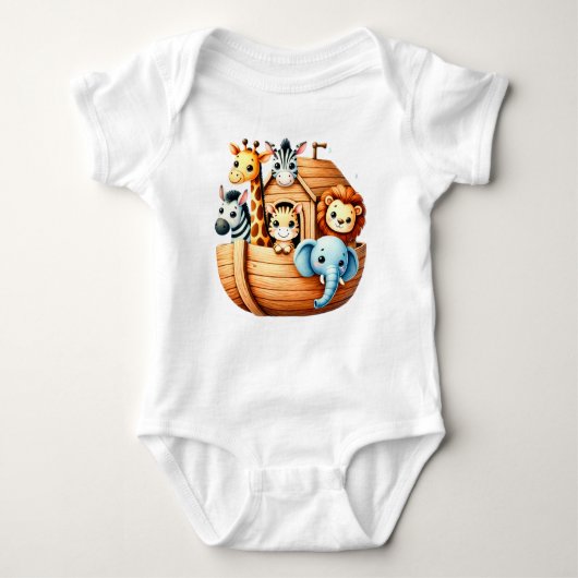 Noah's Ark Baby Bodysuit (Voorkant)