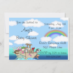 NOAH'S ARK Baby Shower - Aankondiging van uitvindi