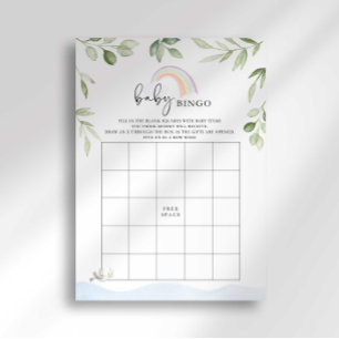 Noah's Ark Baby shower Bingo Spel Kaart