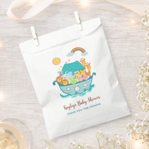 Noahs Ark Baby shower Favoriser Sacs Garçons Perso