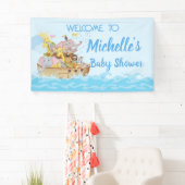 Noah's Ark Baby shower Party Spandoek (Insitu)
