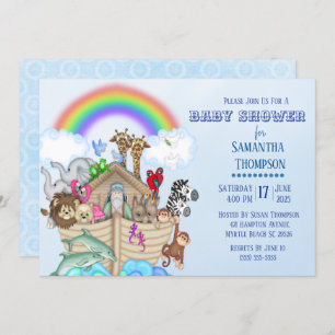 Noah's Ark Baby shower Uitnodiging
