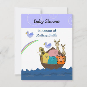 Noah's Ark Baby shower Uitnodiging