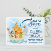 Noah's Ark - Baby shower Uitnodiging (Staand voorkant)