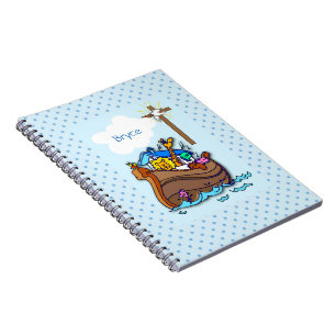 Noah's Ark Baptism, Boy Blue Notitieboek
