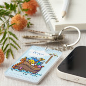 Noah's Ark Baptism, Boy Blue Sleutelhanger (Voorkant Rechts)