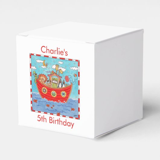 Noah's Ark Bedankdoosjes (Voorkant Zijde)