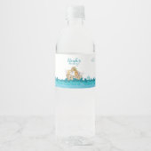 Noah's Ark Birthday Water Bottle étiquette (Devant)