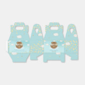 Noah's Ark Blue Boy doop doop verjaardag Bedankdoosjes (Uitgevouwen)