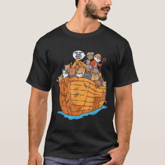 Noahs Ark Boat met Katten Religieuze Christelijke T-shirt