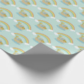 Noah's Ark Boho Baby shower Cadeaupapier (Hoek)