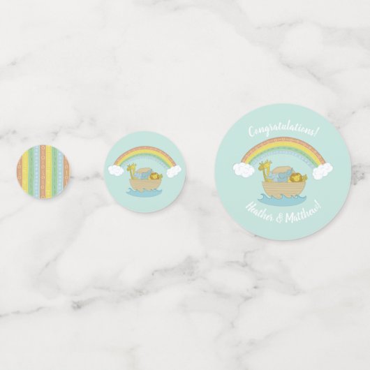 Noah's Ark Boho Baby shower Confetti