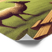 Noah's Ark Bouw Scene Poster (Hoek)