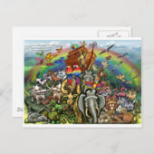 Noah's Ark Briefkaart (Voorkant / Achterkant)