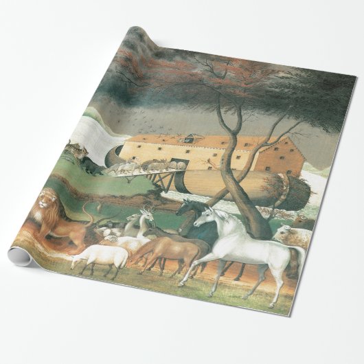 Noah's Ark Cadeaupapier (Uitgerold)