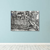 Noah's Ark Canvas Afdruk (Insitu (Houten vloer))