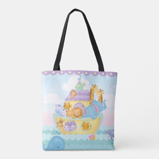 Noah's Ark Canvas tas (Achterkant)