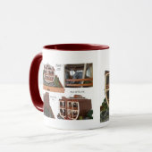 Noahs Ark Cross Section Diorama Coffee Mok (Voorkant links)