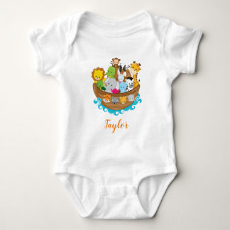 Noah's Ark Cute Animals Romper