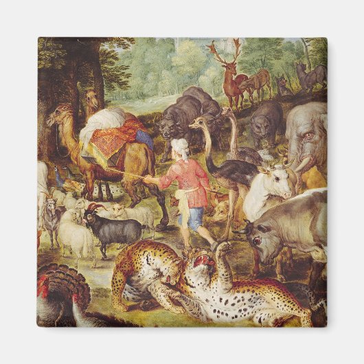 Noah's Ark, detail van de rechterkant Magneet (Voorkant)