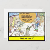 Noah's Ark Feestdagenkaart (Voorkant / Achterkant)