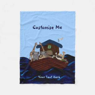 Noah's Ark Fleece Deken