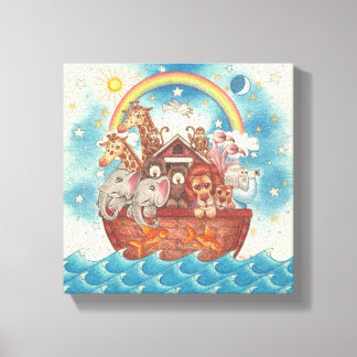 Noah's Ark ~ Gallery Wrapped Canvas Afdruk