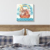 Noah's Ark ~ Gallery Wrapped Canvas Afdruk (Insitu (Slaapkamer))