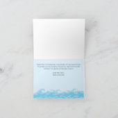 Noah's Ark Girls Baby shower Merci Note (Intérieur)