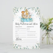 Noah's Ark Greenery Baby Predictions & Advice (Staand voorkant)