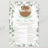 Noah's Ark Greenery Wat zit er in je telefoonspel (Voorkant / Achterkant)