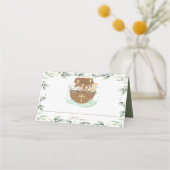 Noah's Ark Groene Dieren Doop doop doopsel (Achterkant)