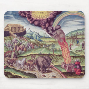 Noah's Ark, illustratie uit 'Brevis Narratio' Muismat