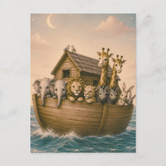 Noah's Ark Islamitische Peuterspeelzaal Feestdagenkaart