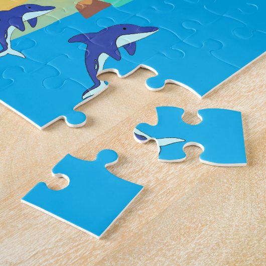 Noah's ark jigsaw puzzle legpuzzel (Zijkant)