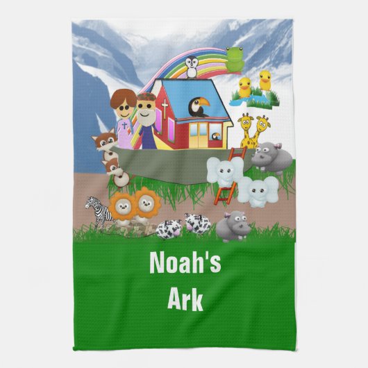 Noah's Ark Kitchen Towel Theedoek (Verticaal)