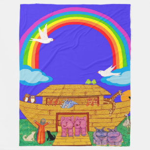 Noah's Ark, kwekerij / Kinder regenboog Ark Deken