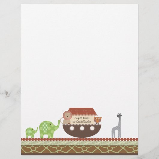 Noahs Ark Letterhead (Voorkant)