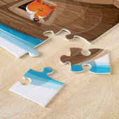 Noah's ark met Oerwouden dieren Legpuzzel (Zijkant)