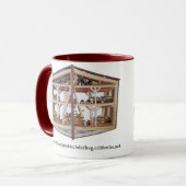 Noahs Ark Model Coffee Mok (Voorkant links)