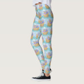Noah's Ark Novelty Blue Religious Pattern Leggings (Links)