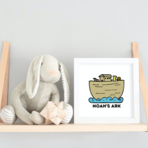Noah's Ark Nursery Poster