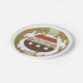 Noah's Ark Paper-Borden - Onze kleine koekje Papieren Bordje (Gekanteld)