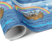 Noah's ark - Personaliseer me! Cadeaupapier (Rol Hoek)