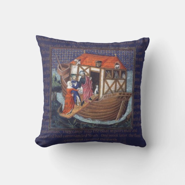 Noah's Ark Pillow Kussen (Voorkant)