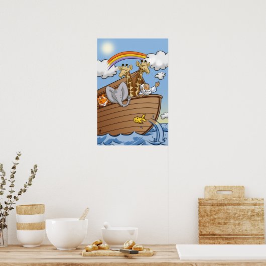 Noah's Ark Poster van Salinas Slugger Studios (Keuken)