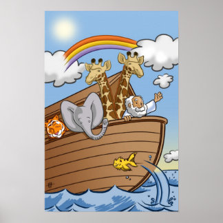 Noah's Ark Poster van Salinas Slugger Studios