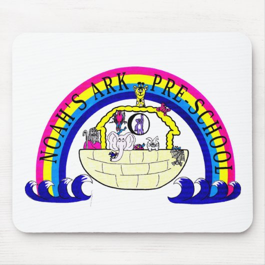 Noah's Ark Preschool Mousepad Muismat (Voorkant)
