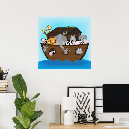 Noah's Ark Print (Thuiskantoor)
