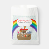 Noah's Ark Rainbow Baby shower Bedankzakje (Voorkant)